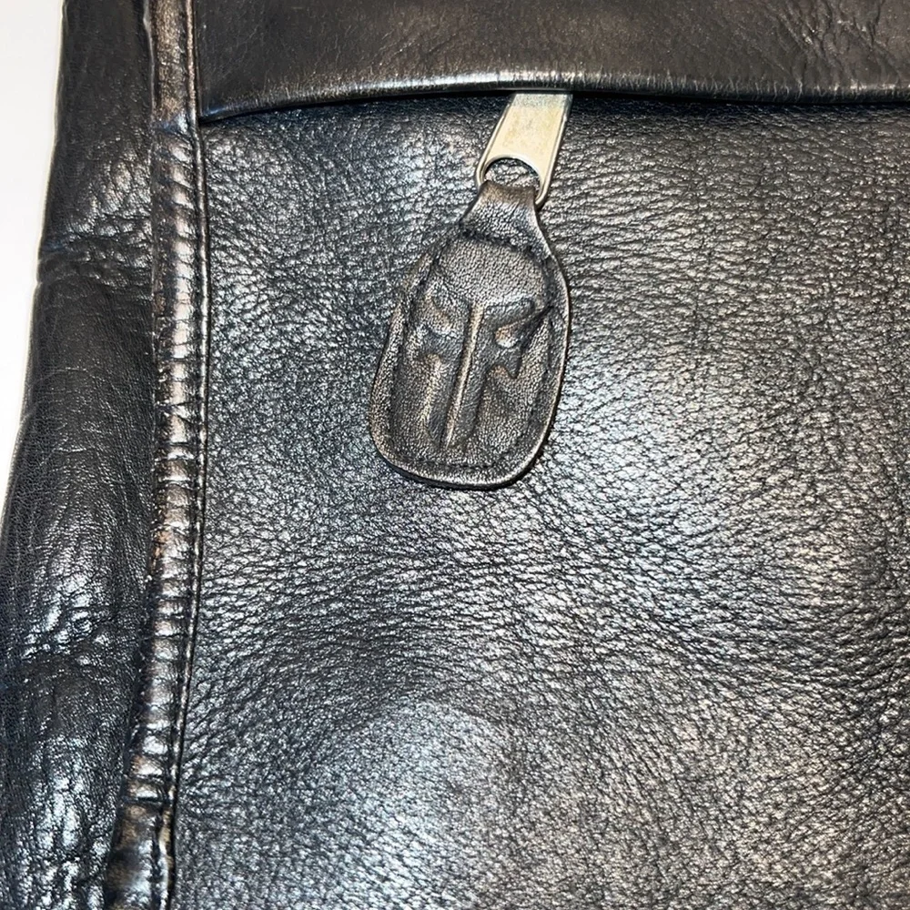 Frye Black Leather Messenger Crossbody Bag Vintage